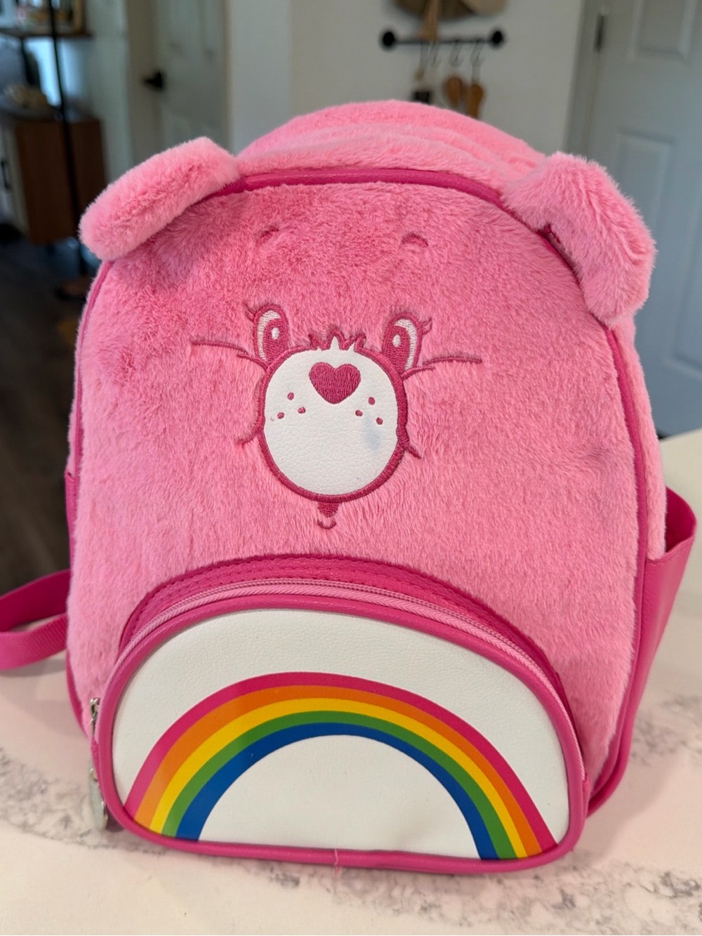 Care Bears Cheer Bear Mini Backpack Plush Pink